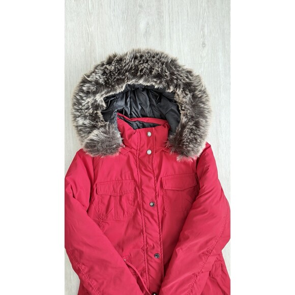 Urban Heritage REVERSIBLE Winter Parka Red/Black Women's Large - Picture 5 of 8